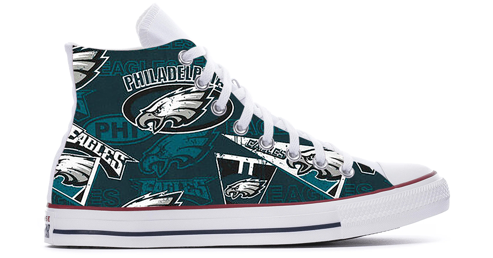 Philadelphia eagles vans shoes best sale