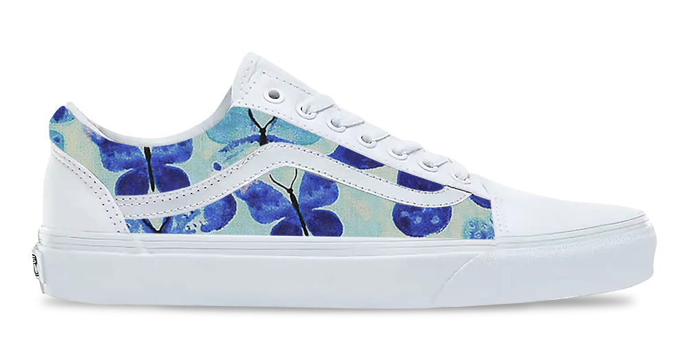 Skate Aqua Butterflies