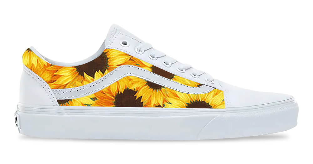 Skate Vibrant Sunflowers