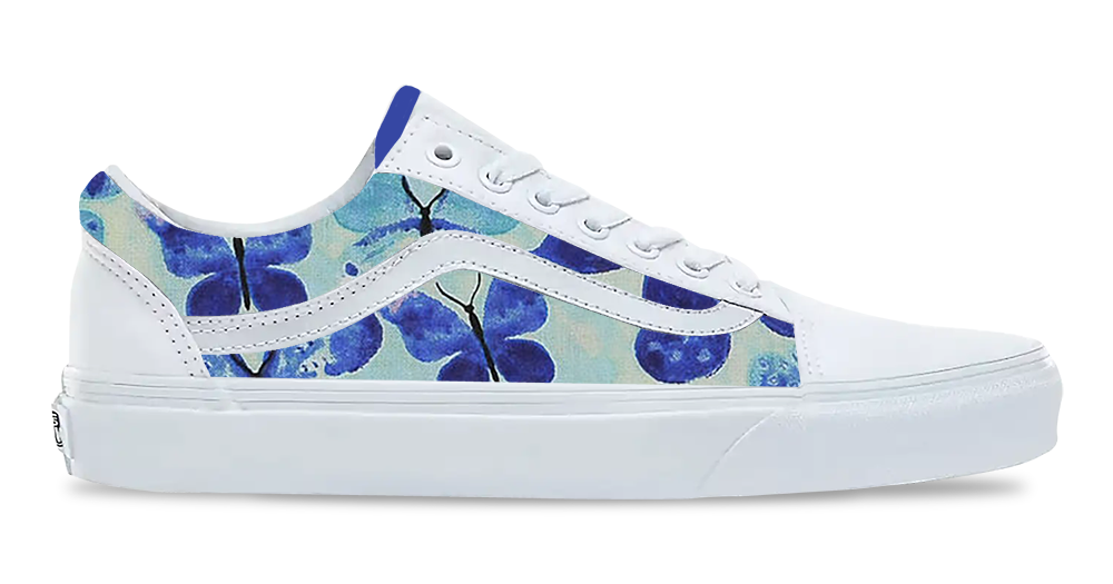 Skate Aqua Butterflies