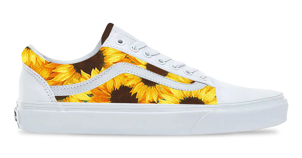 Skate Vibrant Sunflowers